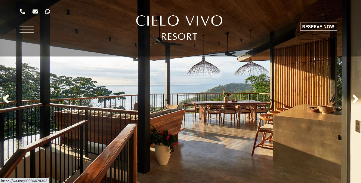 cielo vivo resort website